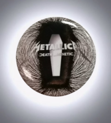 Метъл значка на Metallica за елек, яке - 2 лева