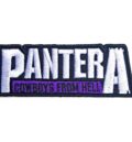 Хоризонтална везана метъл нашивка Pantera Cowboys From Hell