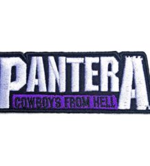Хоризонтална везана метъл нашивка Pantera Cowboys From Hell
