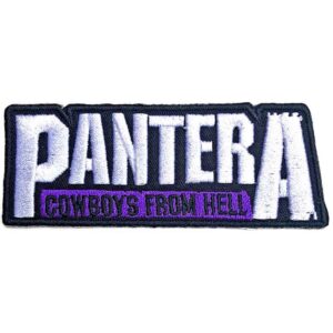 Хоризонтална везана метъл нашивка Pantera Cowboys From Hell