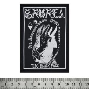 метъл нашивка Samael The Black Face везан пач за яке