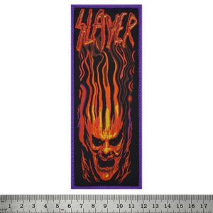 Метъл нашивка Slayer Reign in Blood везана емблема