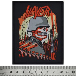 нашивка Slayer World Painted Blood везана емблема за яке