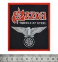 метъл нашивка Saxon Wheels of Steel везана