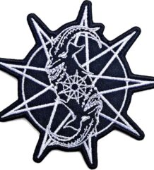 метъл нашивка Slipknot Goat Star бродирана звезда с козел