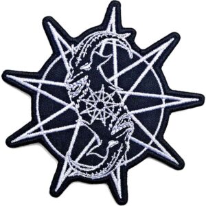 метъл нашивка Slipknot Goat Star бродирана звезда с козел