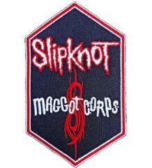 метъл нашивка Slipknot Maggot Corps бродиран шестоъгълен пач