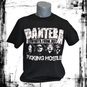 Качесвтена памучна тениска на Pantera със здрави щампи