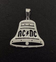 Рокерски медальон на AC/DC от неръждаема стомана