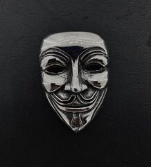 Стоманен медальон маска на Anonymous