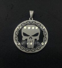 Рокерски медальон с черепа от филма Punisher