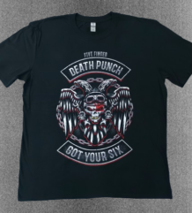 Тениска на Five Finger Death Punch, FFDP