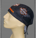 Кърпа шапка за глава Harley Davidson с лого и връзки