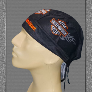Кърпа шапка за глава Harley Davidson с лого и връзки