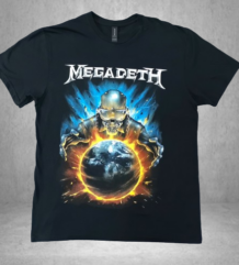 Качествена памучна тениска на Megadeth