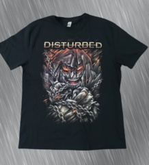 Качествена тениска на Disturbed, хеви метъл тениски