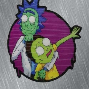 Rick and Morty голям 3D водоустойчив стикер - Hover Image