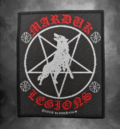 Оригинална бродирана метъл нашивка Marduk – Legions с вълк и пентаграм