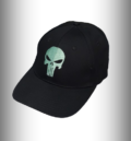 Мъжка бейзболна шапка Punisher със светлозелен череп бродерия