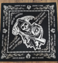 Памучна кърпа за глава Sons of Anarchy с череп и коса
