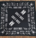 Памучна кърпа за глава Бандана Guns N' Roses с лога и пейсли десен