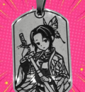 Demon Slayer медальон от стомана с Shinobu