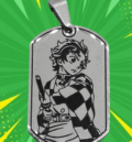 Манга медальон на Tanjiro Kamado от Demon Slayer