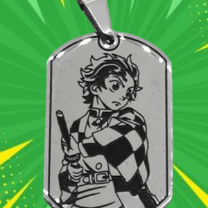 Манга медальон на Tanjiro Kamado от Demon Slayer