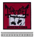 !!!Бродирана нашивка на Mayhem, пач за елек