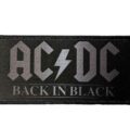 Оригинална нашивка на AC/DC - Back in Black