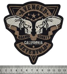 Метъл нашивка Avenged Sevenfold Orange County с бродирани черепи