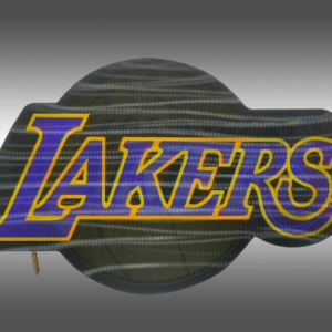 Los Angeles Lakers 3D здрав стикер - Hover Image