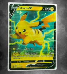 Голям качествен 3D стикер Pikachu Pokémon