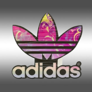 Adidas качествен водоустойчив 3D стикер - Hover Image