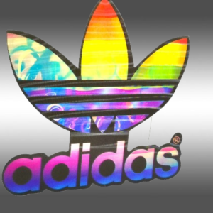 Adidas качествен водоустойчив 3D стикер