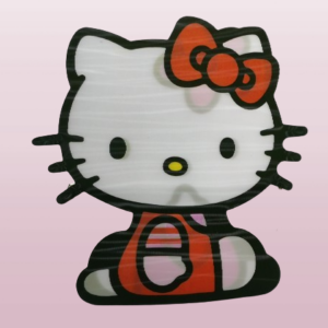 Hello Kitty голям и сладък 3D стикер - Hover Image