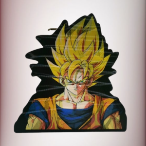 Dragon Ball стикер с 3D Гоку Супер Саян