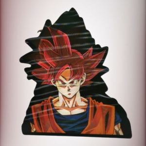 Dragon Ball стикер с 3D Гоку Супер Саян - Hover Image