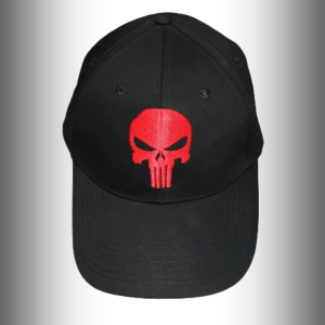 Мъжка бейзболна шапка Punisher с червена бродерия - Hover Image