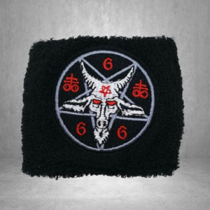 Качествен еластичен накитник Baphomet 666 - Hover Image