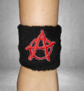 Anarchy Symbol хавлиен еластичен накитник