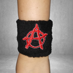 Anarchy Symbol хавлиен еластичен накитник
