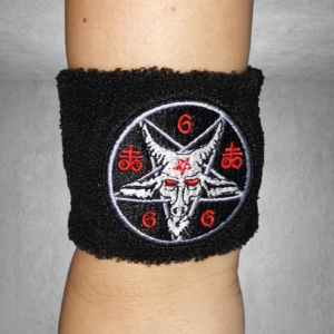 Качествен еластичен накитник Baphomet 666