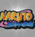 Аниме нашивка Naruto Shippuden Logo с оранжева и синя бродерия