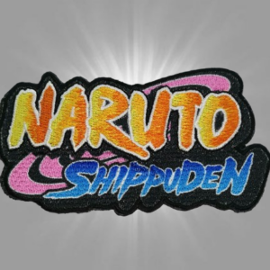 Аниме нашивка Naruto Shippuden Logo с оранжева и синя бродерия