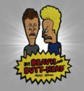 Анимационна нашивка Beavis and Butt-Head с бродирани герои