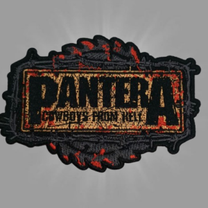Метъл нашивка Pantera Cowboys From Hell с бодлива тел