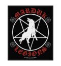 Везана метъл нашивка Marduk с логото Legions и пентаграм