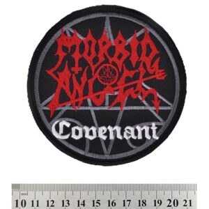 Метъл нашивка Morbid Angel Covenant кръгла бродирана