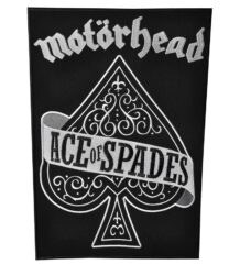Голяма везана нашивка за яке Motorhead Ace of Spades за гръб